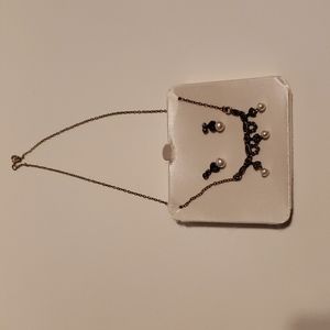 Sterling Silver Collection Earring & Necklace Set